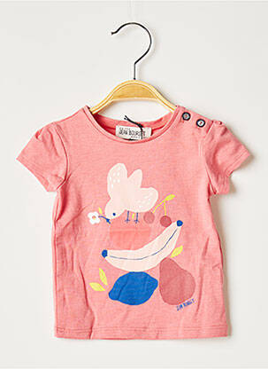 T-shirt rose JEAN BOURGET fille
