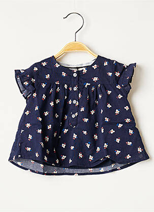 Blouse bleu JEAN BOURGET fille