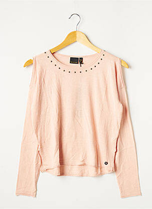 Pull rose BECKARO fille