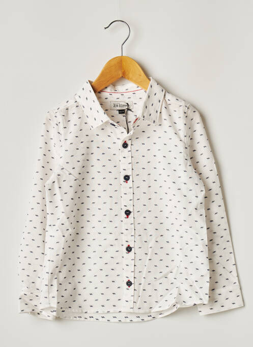 Chemise manches longues blanc JEAN BOURGET garcon