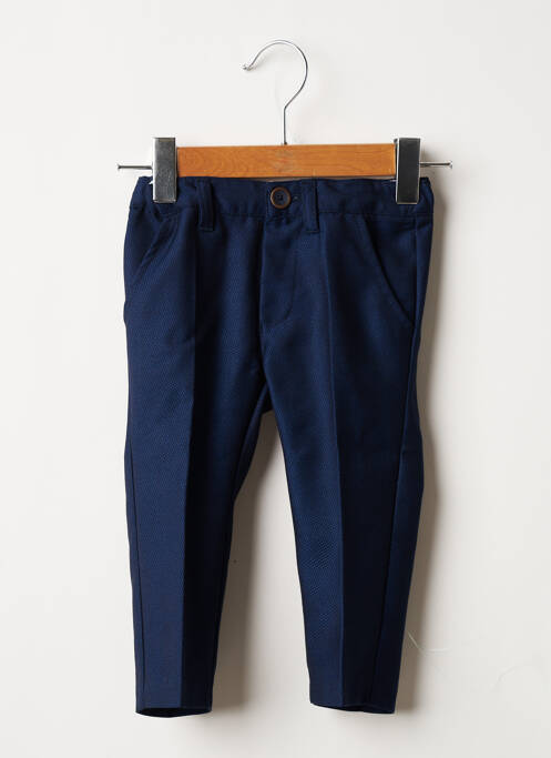 Pantalon droit bleu JEAN BOURGET pour garçon