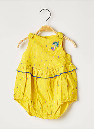 Barboteuse jaune CATIMINI fille