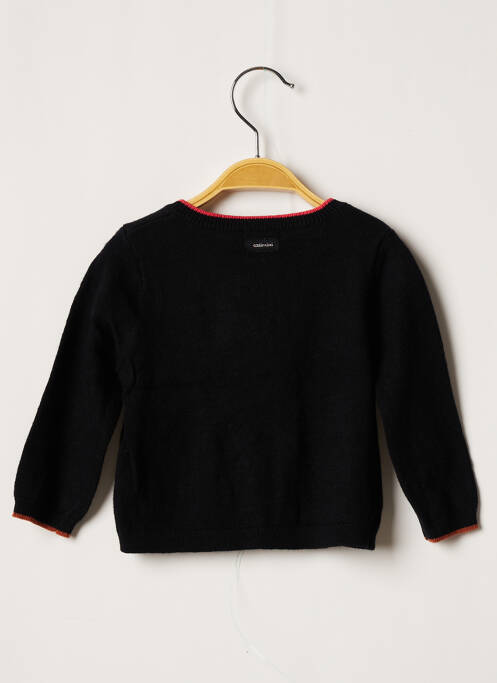 Gilet manches longues noir CATIMINI pour fille