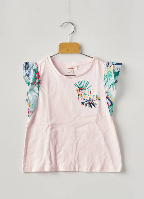 T-shirt rose CATIMINI pour fille