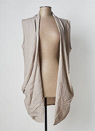 Gilet sans manche poches gris GERSHON BRAM femme