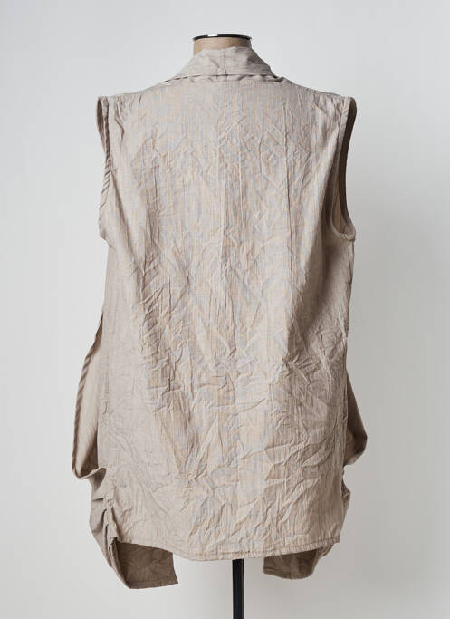 Gilet sans manche gris GERSHON BRAM pour femme