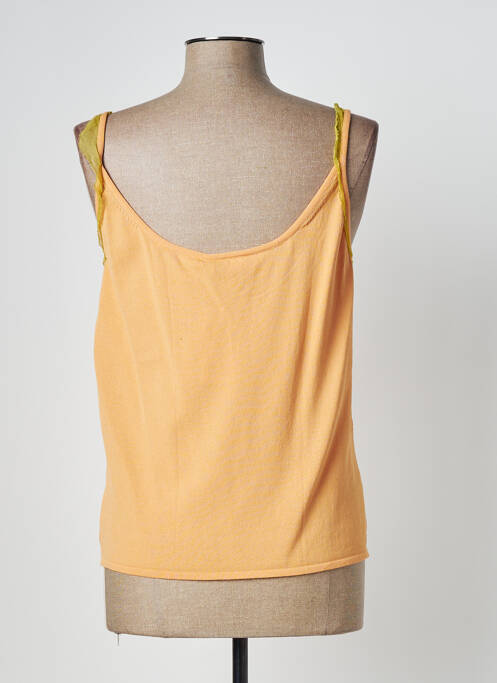 Top orange DIKTON'S pour femme