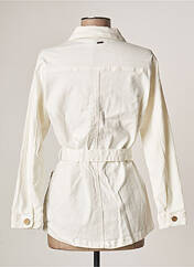 Veste en jean blanc DEELUXE pour femme seconde vue