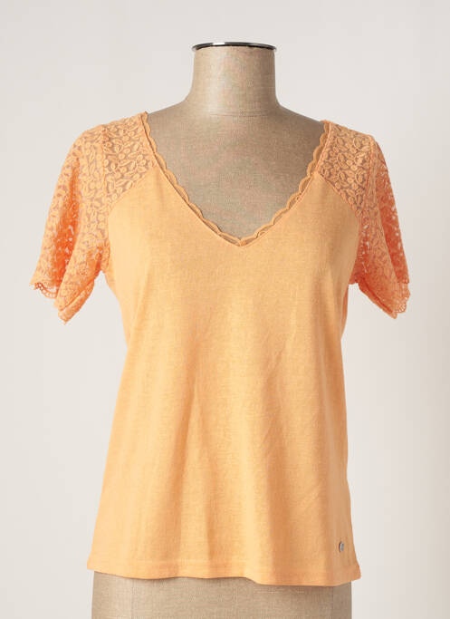 T-shirt orange DEELUXE pour femme