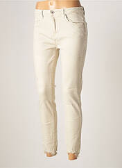 Jeans skinny beige 3D pour femme seconde vue