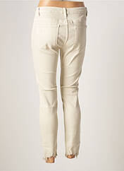 Jeans skinny beige 3D pour femme seconde vue