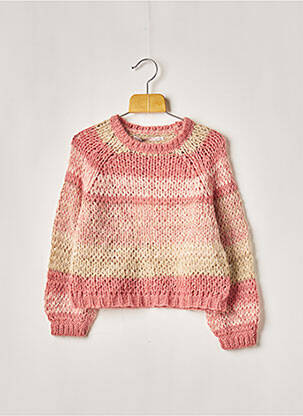 Pull tunique rose ONLY pour fille
