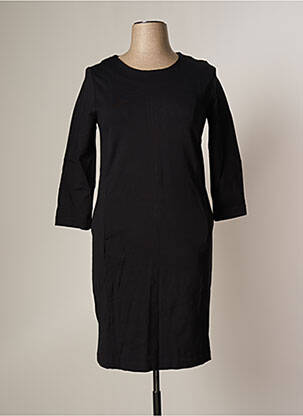 Robe mi-longue noir BASE LEVEL pour femme
