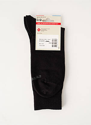 Chaussettes imprimé fantaisie noir KINDY homme