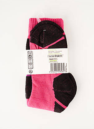 Chaussettes maille fine rose OXYGN fille