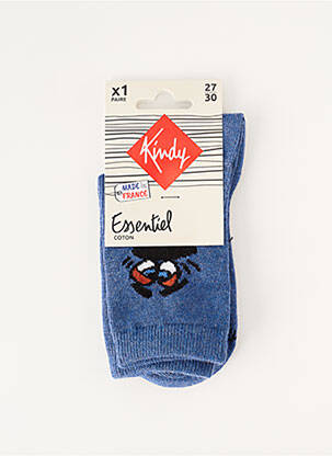 Chaussettes bleu KINDY pour garçon