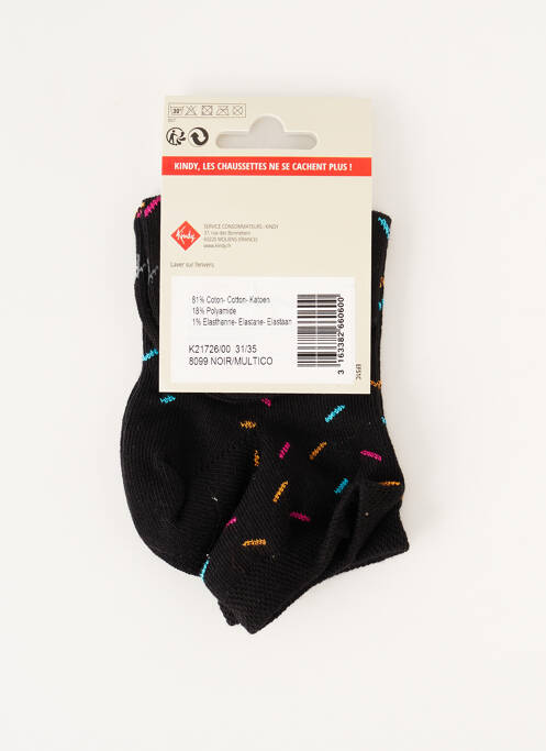 Chaussettes noir KINDY pour fille
