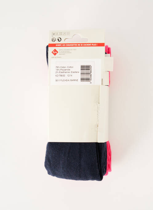 Collants rose KINDY pour fille