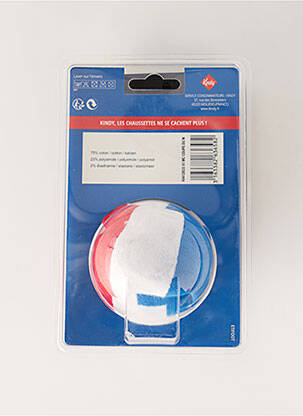Chaussettes imprimé rayures bleu KINDY enfant