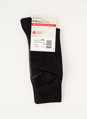 Chaussettes maille fine noir KINDY homme