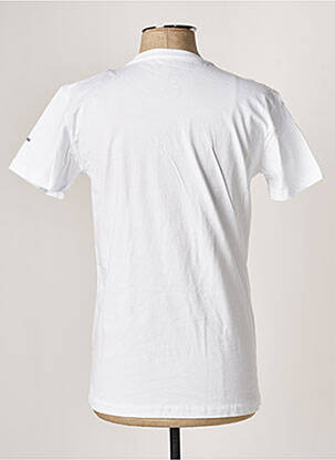 T-shirt stretch manches courtes blanc KINDY homme