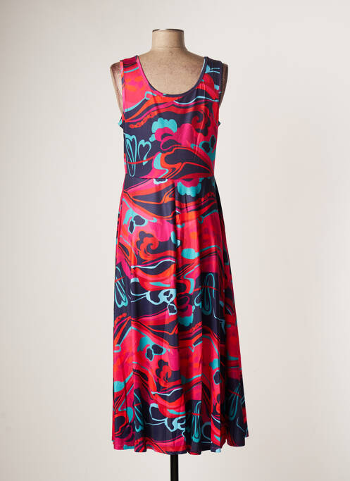 Robe mi-longue rose SOVOGUE pour femme