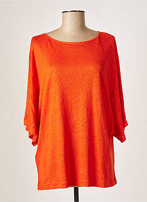 T-shirt orange STEFANEL pour femme