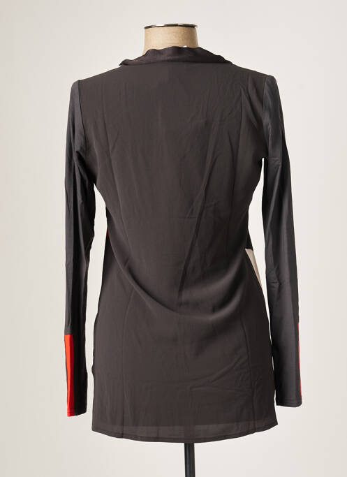 Tunique manches longues gris MISS CAPTAIN pour femme