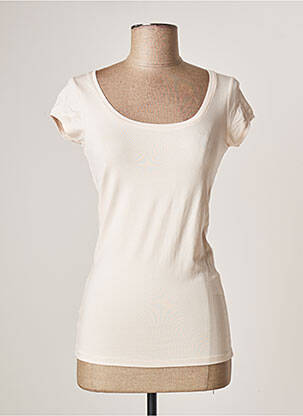 T-shirt stretch manches courtes rose VILA femme