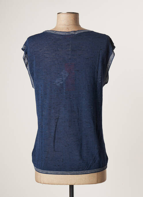 Top bleu MONTAGUT pour femme