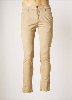 Pantalon chino stretch taille normale beige SORBINO homme