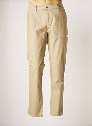 Pantalon chino stretch taille normale beige SORBINO homme