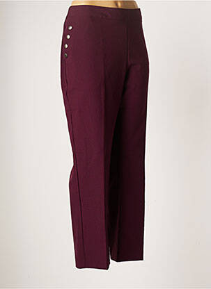 Pantalon chino violet BLANCHEPORTE pour femme