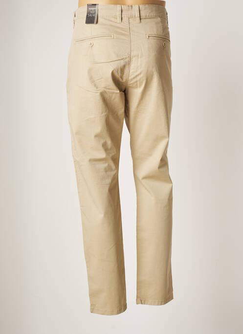 Pantalon chino stretch taille normale beige SORBINO homme