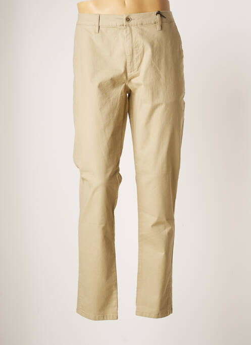 Pantalon chino stretch taille normale beige SORBINO homme
