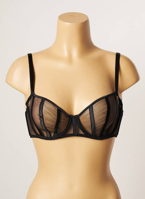 Soutien-gorge légère et transparente noir IMPLICITE femme