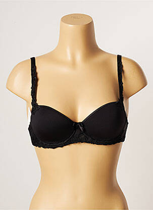 Soutien-gorge broderie haut soutien-gorge moulé noir SIMONE PERELE femme