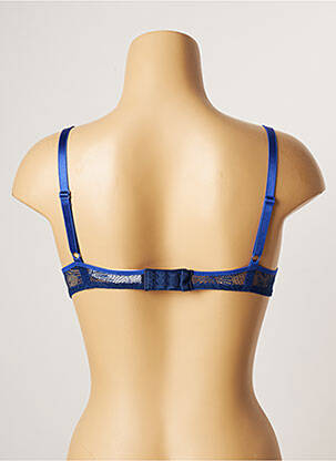 Soutien-gorge effet matière satinée haut soutien-gorge push-up bleu PASSIONATA femme