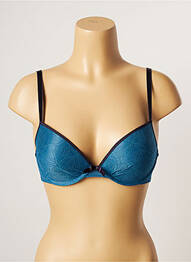 Soutien-gorge tissage dentelle haut soutien-gorge moulé bleu PASSIONATA femme