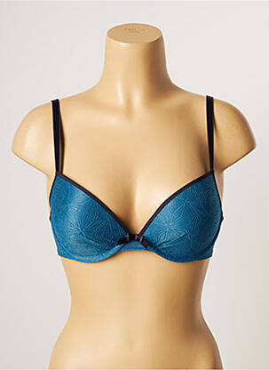 Soutien-gorge tissage dentelle haut soutien-gorge moulé bleu PASSIONATA femme