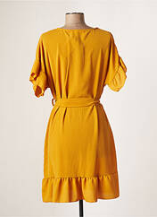 Robe courte jaune FREE pour femme seconde vue