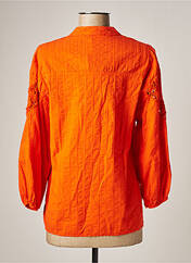 Blouse orange FREE FOR HUMANITY pour femme seconde vue