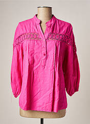 Blouse rose FREE FOR HUMANITY pour femme seconde vue