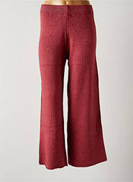 Pantalon large taille normale taille normale rouge FREE FOR HUMANITY femme
