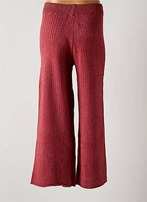 Pantalon large taille normale taille normale rouge FREE FOR HUMANITY femme