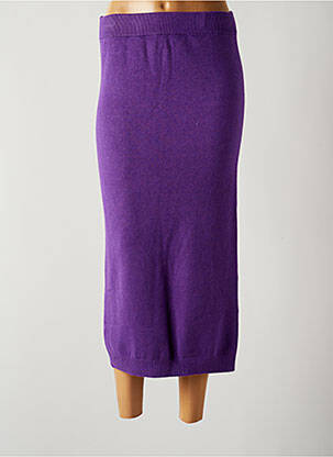 Jupe longue coupe droite violet FREE FOR HUMANITY femme