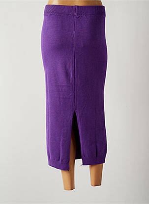 Jupe longue coupe droite violet FREE FOR HUMANITY femme