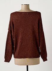 Pull marron FREE FOR HUMANITY pour femme seconde vue