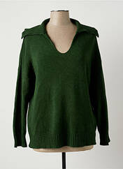 Pull vert FREE FOR HUMANITY pour femme seconde vue