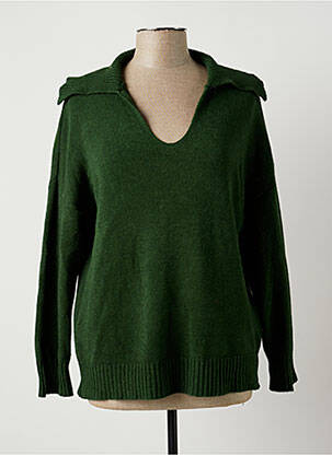 Pull vert FREE FOR HUMANITY pour femme